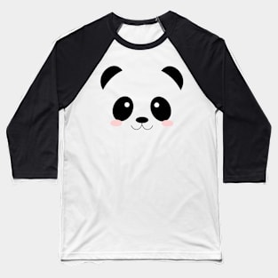 Cute Simple Panda Baseball T-Shirt